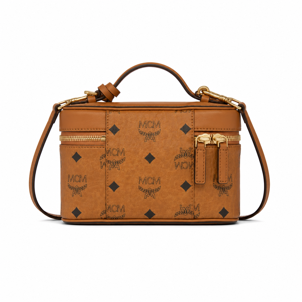 MCM Aren Visetos Series Mini Box Bag