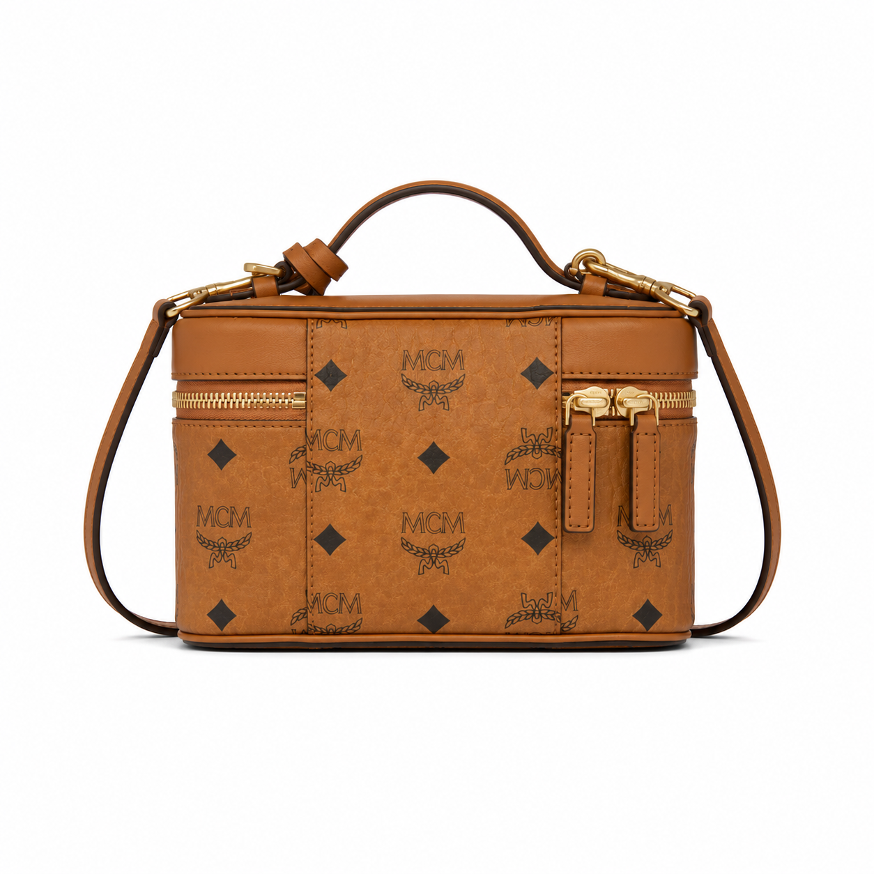 MCM Aren Visetos Series Mini Box Bag
