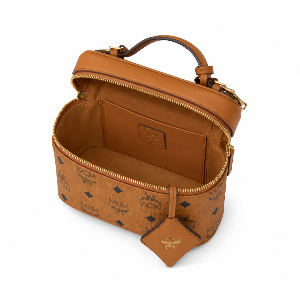 MCM Aren Visetos Series Mini Box Bag