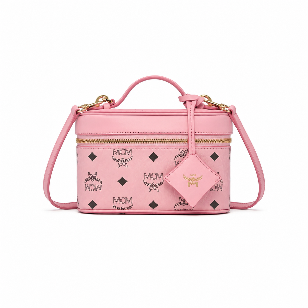 MCM Aren Visetos Series Mini Box Bag