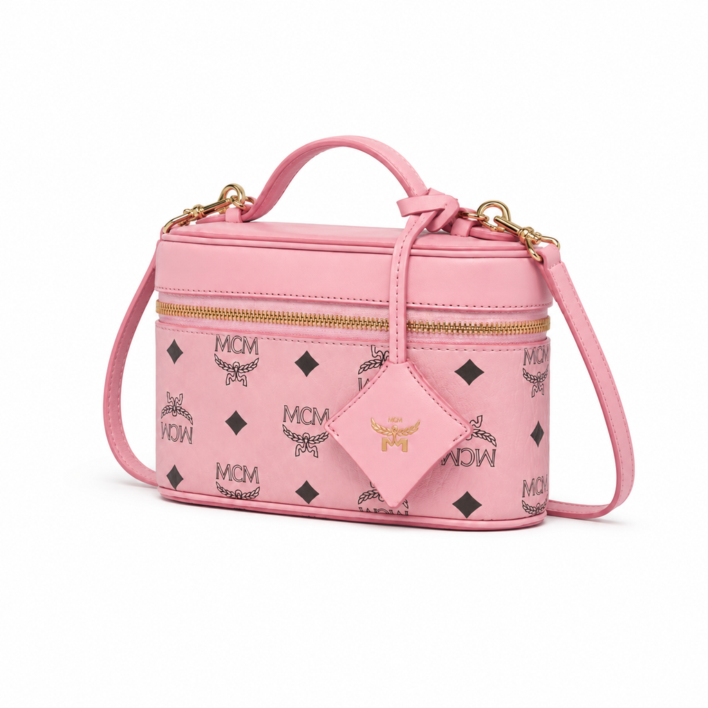 MCM Aren Visetos Series Mini Box Bag