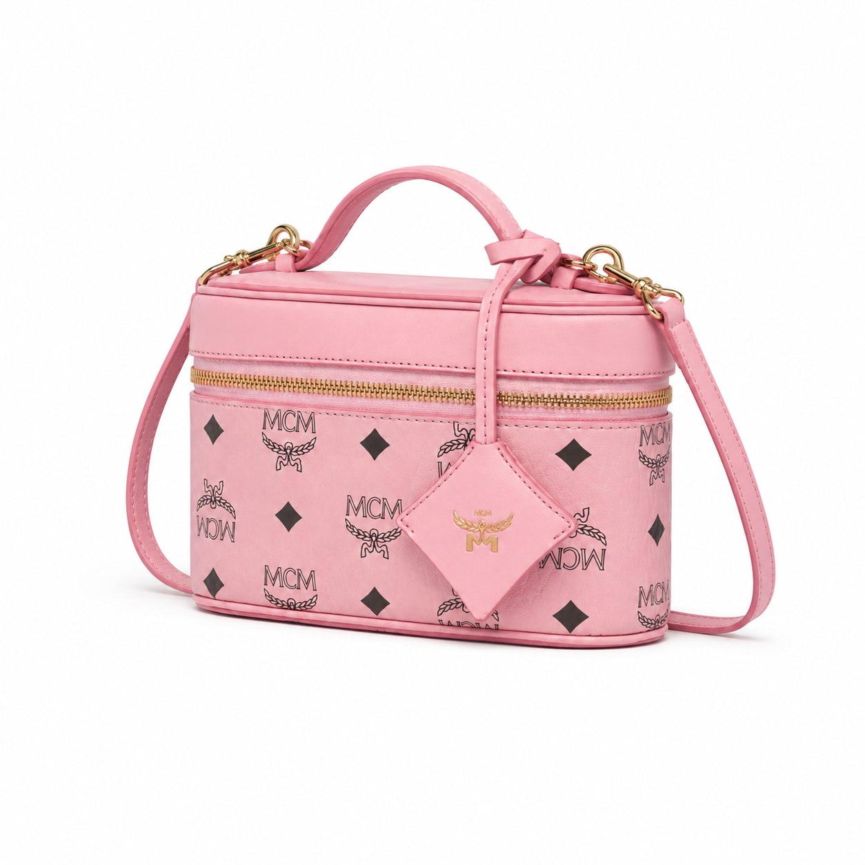 MCM Aren Visetos Series Mini Box Bag