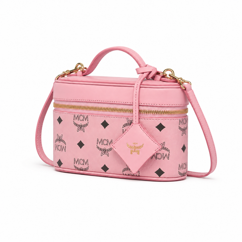 MCM Aren Visetos Series Mini Box Bag
