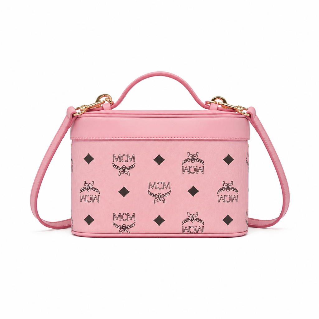MCM Aren Visetos Series Mini Box Bag