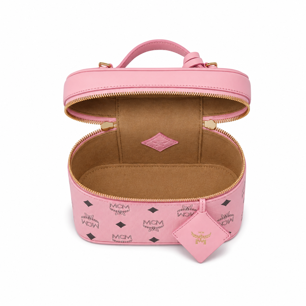 MCM Aren Visetos Series Mini Box Bag