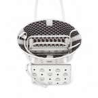 MCM Liz Visetos Series Small Reversible Tote Bag (with Pouch) — White