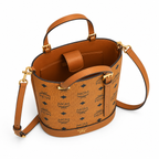 MCM Aren Visetos Series Mini Bucket Bag