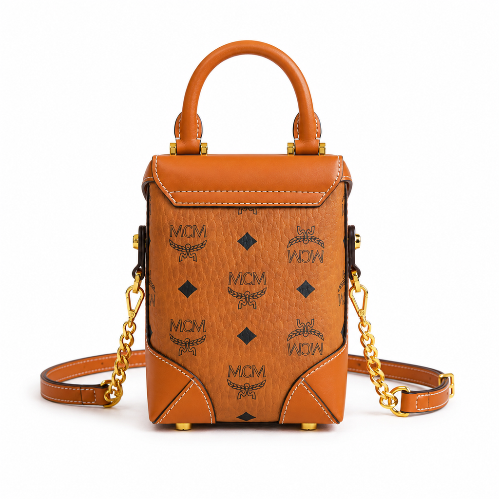 MCM Soft Berlin Series Mini Fries Bag