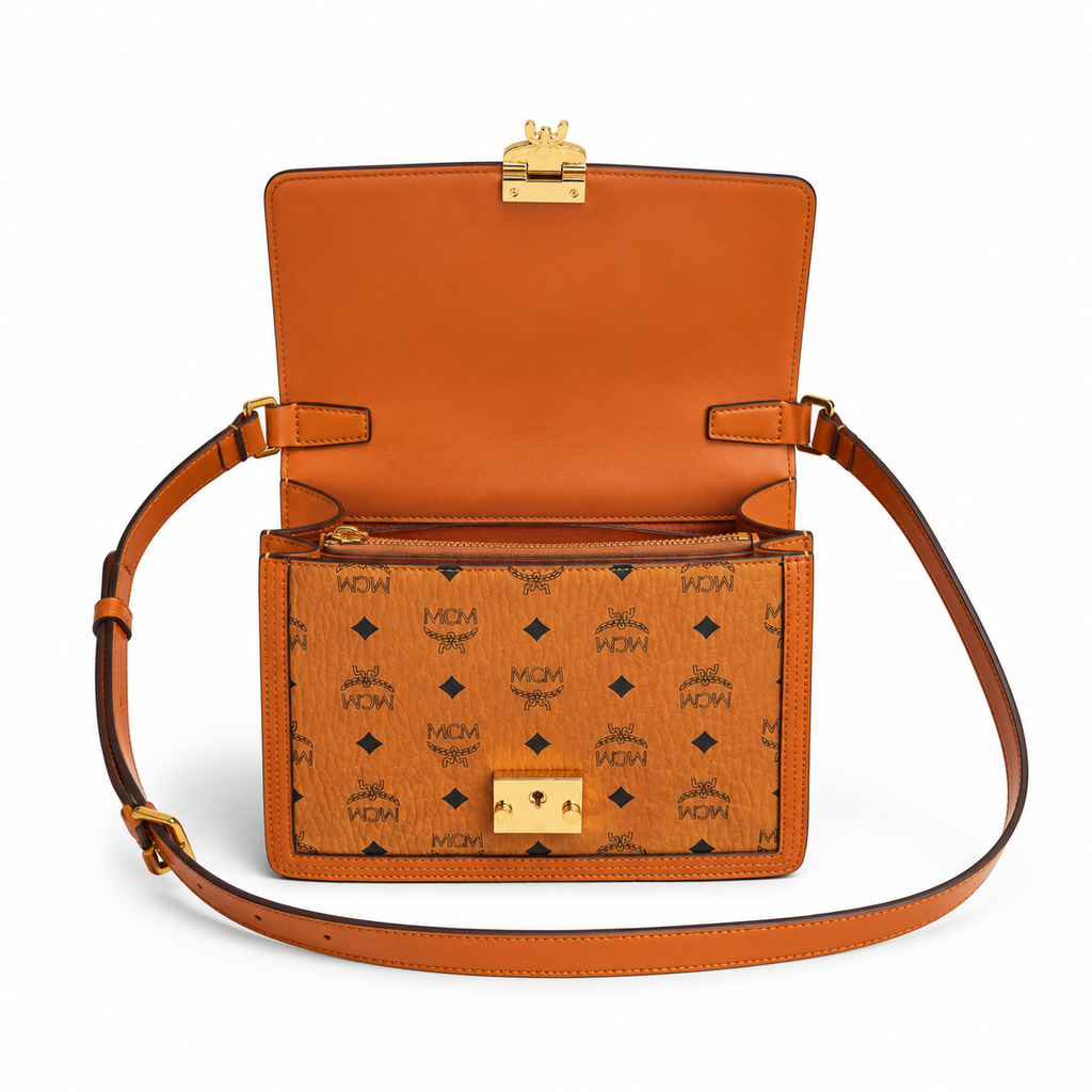 MCM Tracy Visetos Series Mini Messenger BagMCM Tracy Visetos Series Mini Messenger Bag