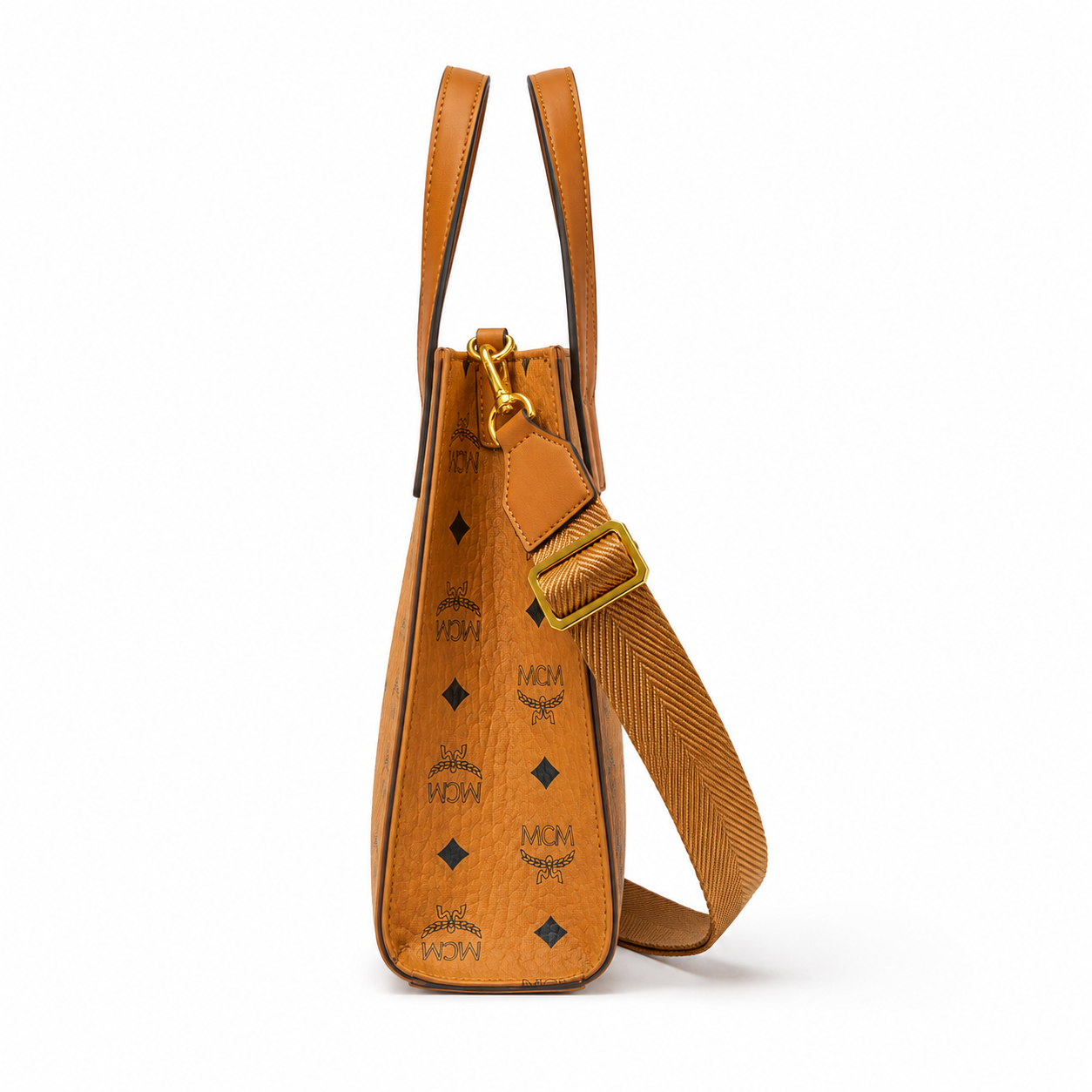 MCM Klassik Visetos Series Mini Tote Bag