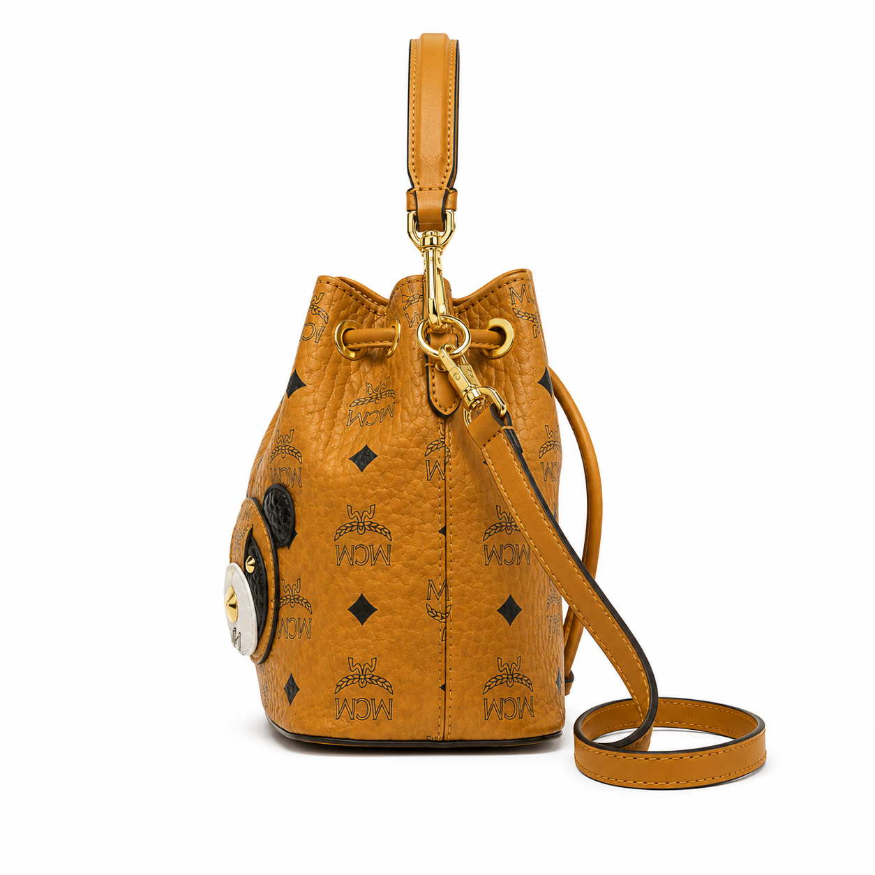 MCM ZOO Series Panda Mini Bucket Bag
