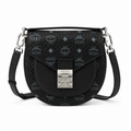 MCM Patricia Visetos Series Small Saddle Bag