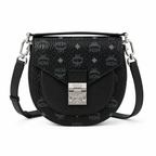 MCM Patricia Visetos Series Small Saddle Bag