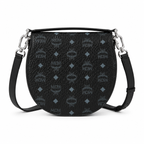 MCM Patricia Visetos Series Small Saddle Bag