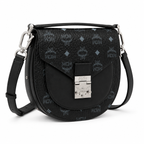 MCM Patricia Visetos Series Small Saddle Bag