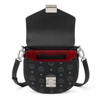 MCM Patricia Visetos Series Small Saddle Bag