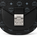 MCM Patricia Visetos Series Small Saddle Bag