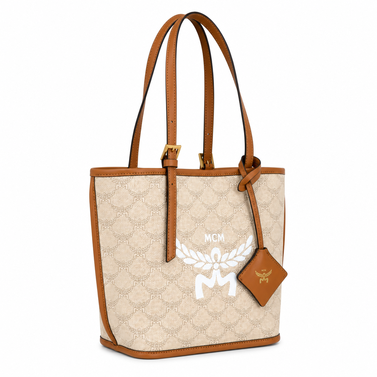 MCM Himmel Lauretos Series Mini Tote Bag