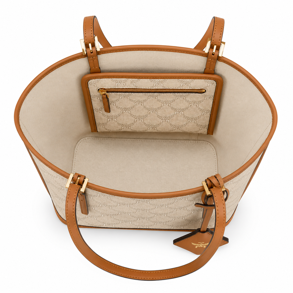 MCM Himmel Lauretos Series Mini Tote Bag