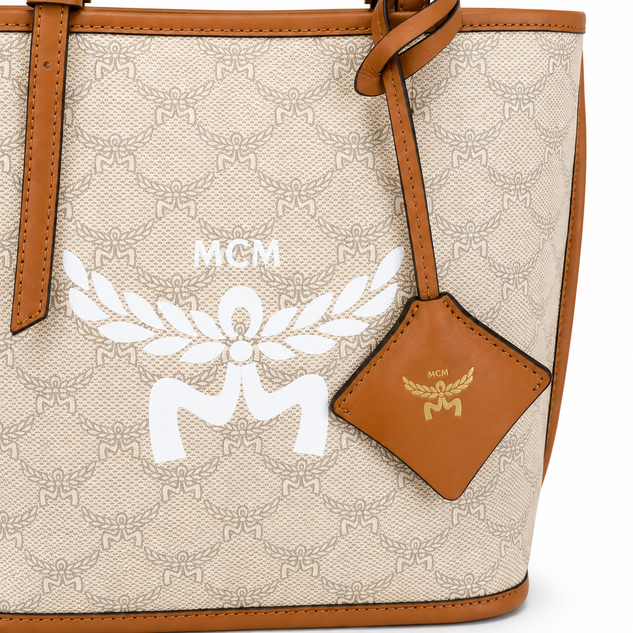 MCM Himmel Lauretos Series Mini Tote Bag