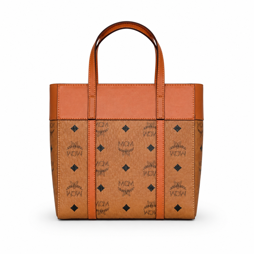 MCM Aren Visetos Series Mini Tote Bag