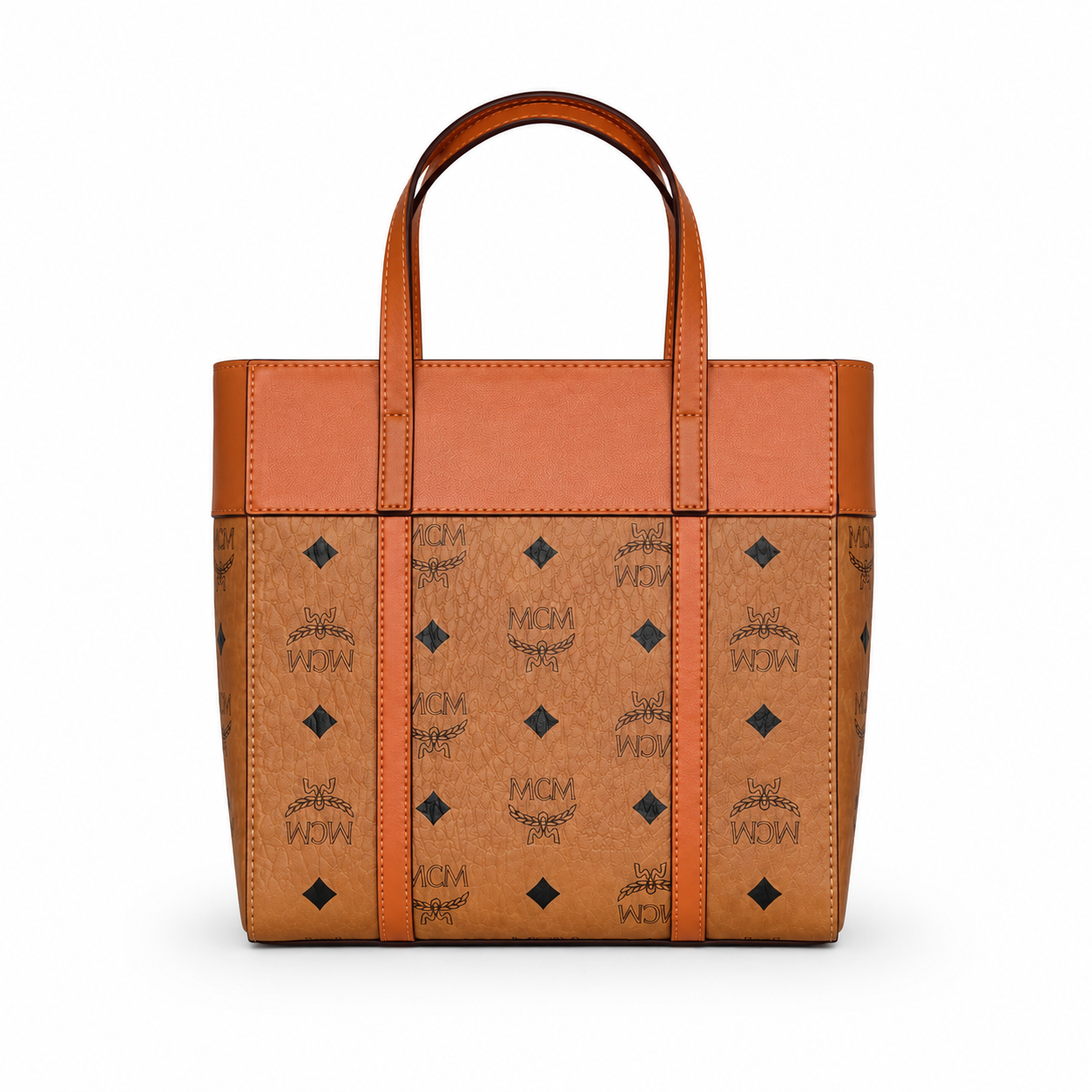 MCM Aren Visetos Series Mini Tote Bag