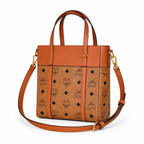 MCM Aren Visetos Series Mini Tote Bag