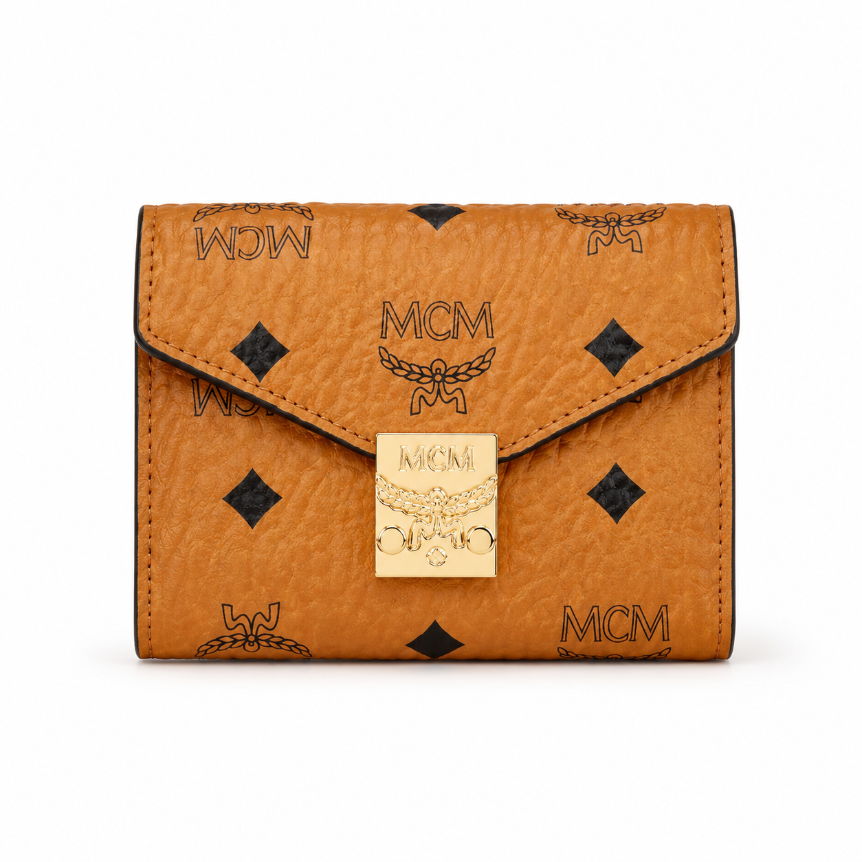 MCM Patricia Visetos Tri-fold Wallet
