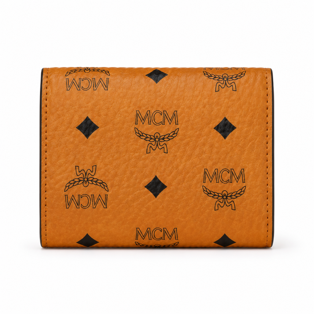 MCM Patricia Visetos Tri-fold Wallet