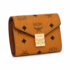 MCM Patricia Visetos Tri-fold Wallet