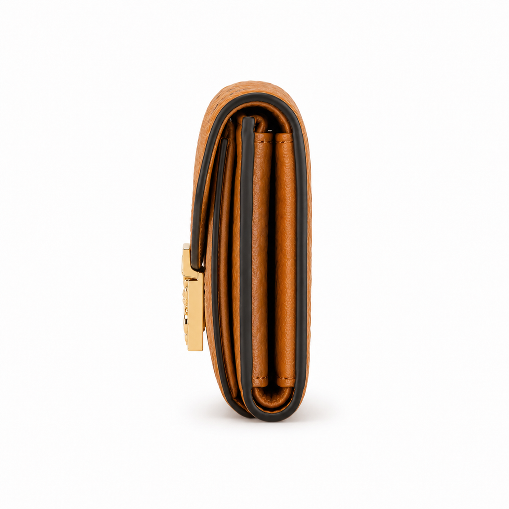 MCM Patricia Visetos Tri-fold Wallet