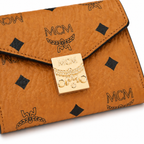 MCM Patricia Visetos Tri-fold Wallet