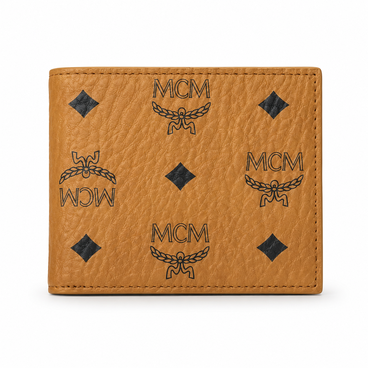 MCM Visetos Men's Short Bi-fold Wallet