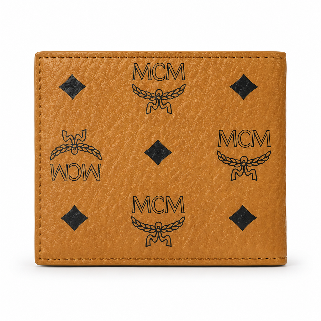 MCM Visetos Men's Short Bi-fold Wallet