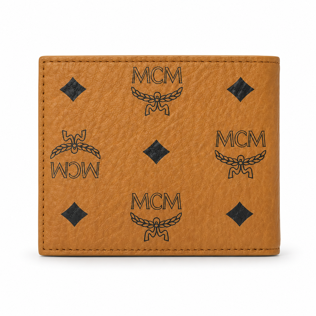 MCM Visetos Men's Short Bi-fold Wallet