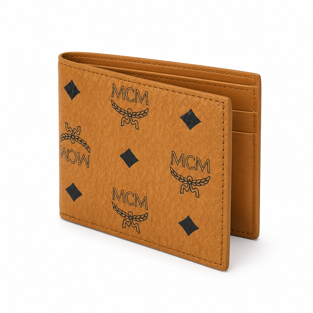 MCM Visetos Men's Short Bi-fold Wallet