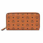 MCM Visetos Long Zip-Around Wallet