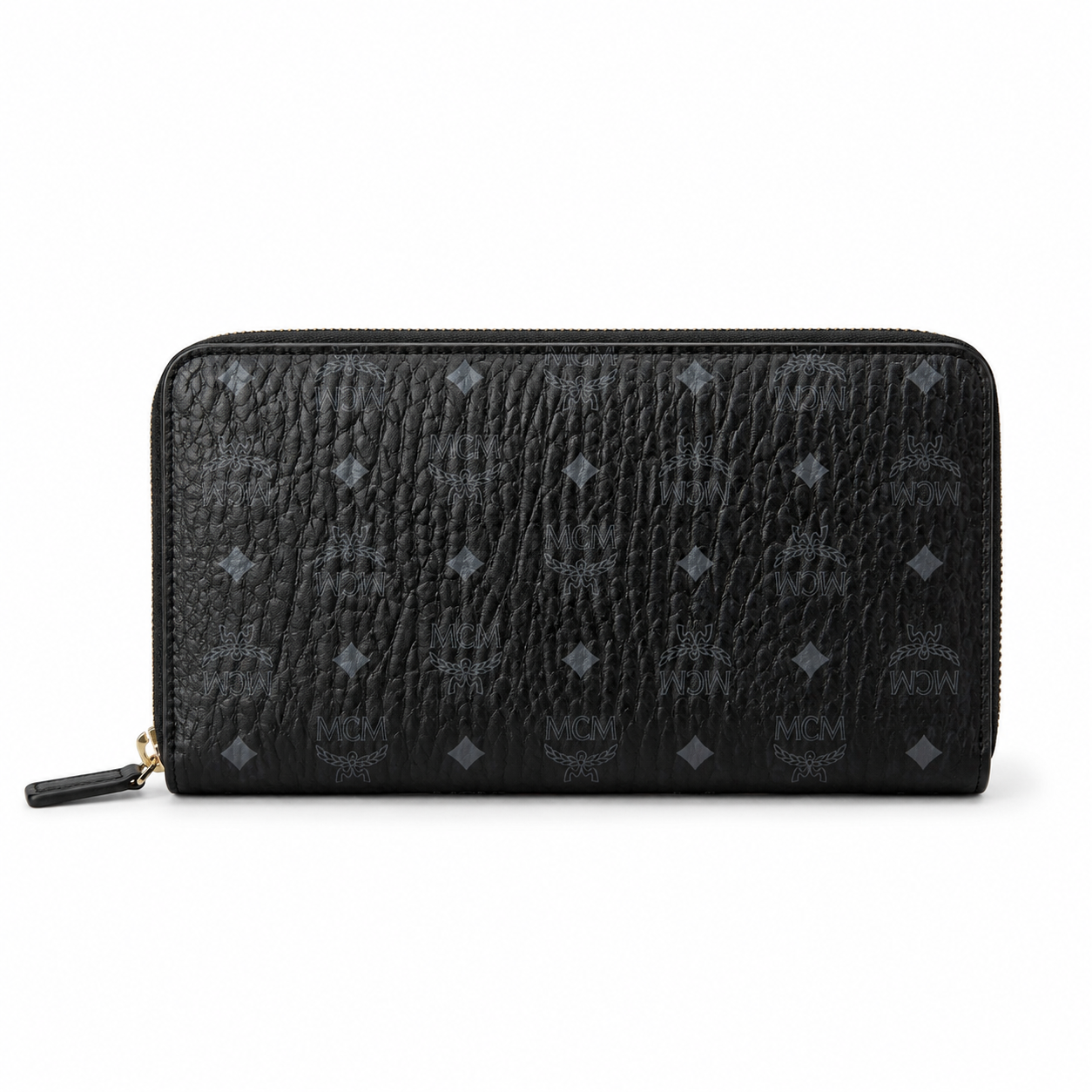 MCM Visetos Long Zip-Around Wallet