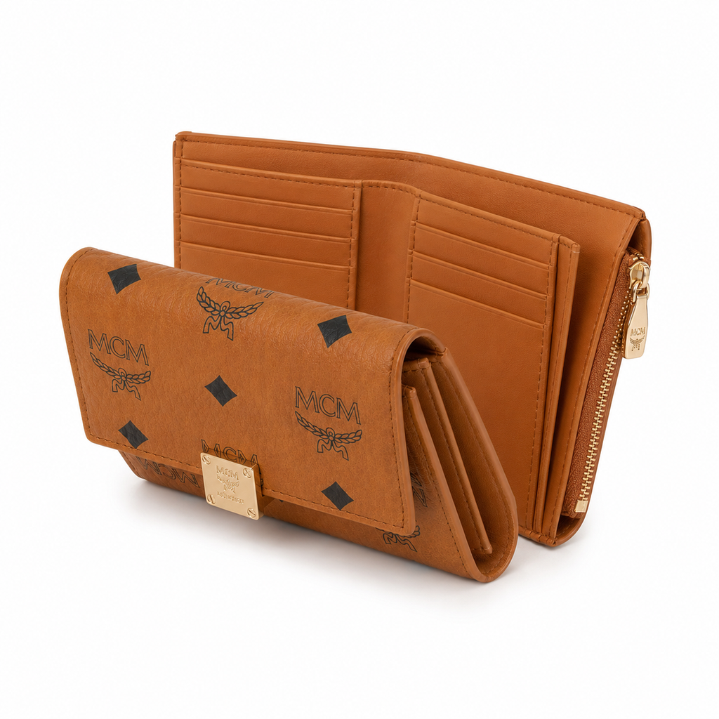 MCM Women's Trifold Wallet