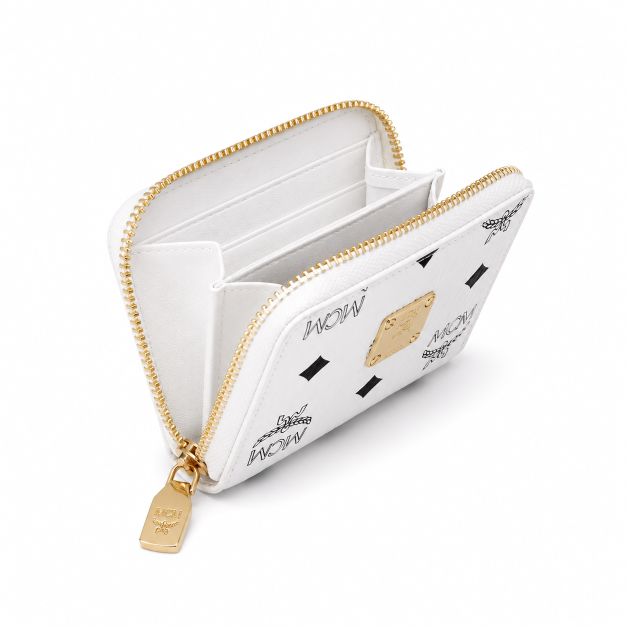 MCM Stark Mini Zip Wallet