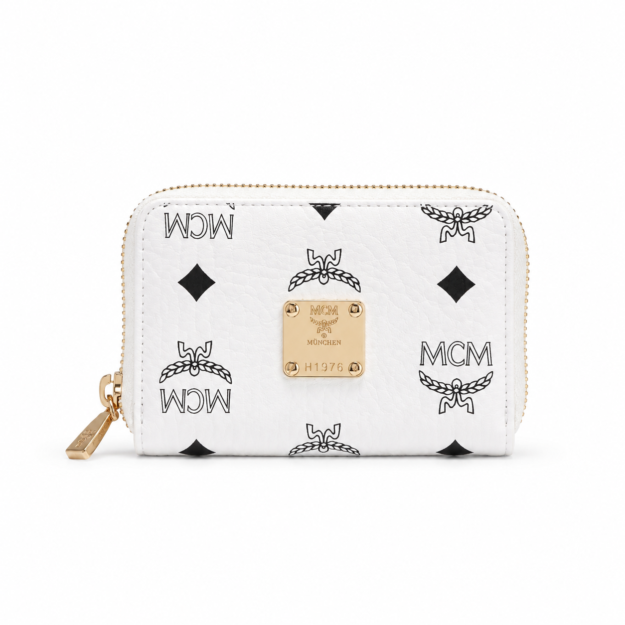 MCM Stark Mini Zip Wallet