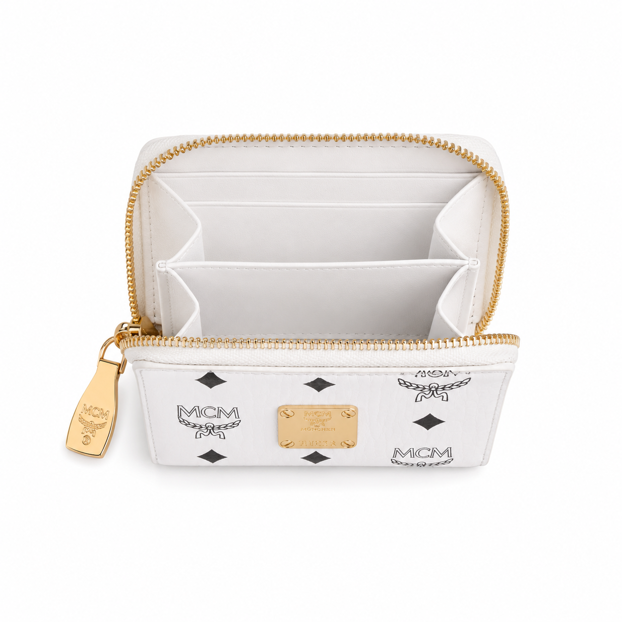 MCM Stark Mini Zip Wallet