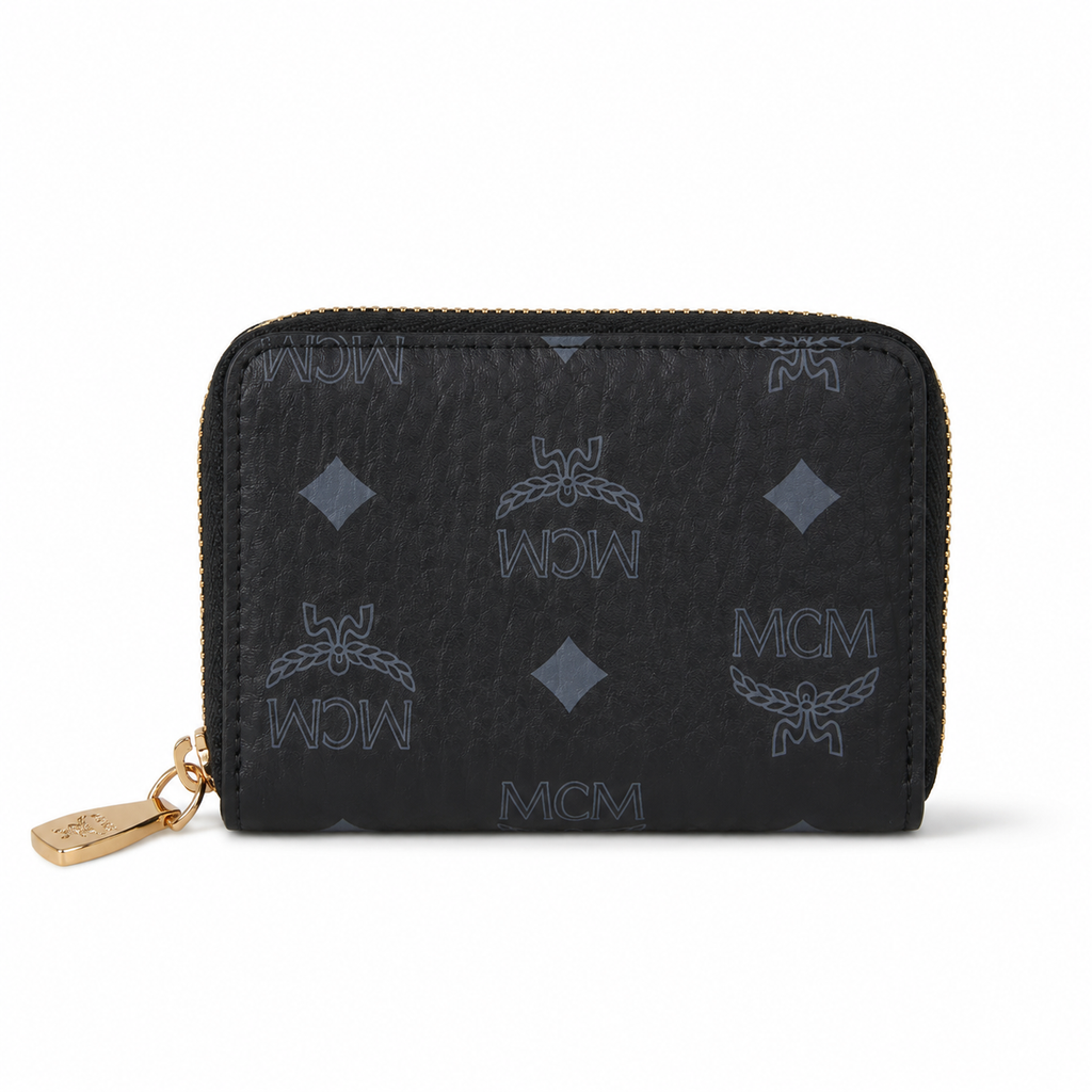 CM Visetos Original Black Mini Zip Wallet