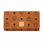 MCM Visetos Original Long Wallet – Cognac
