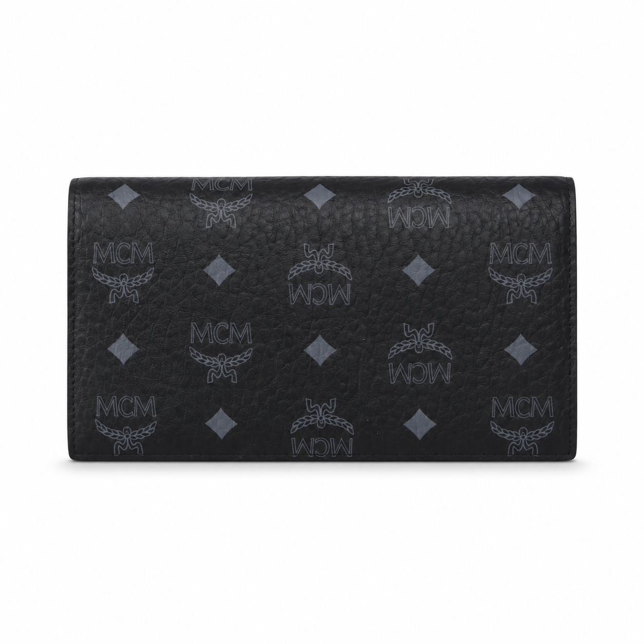 MCM Visetos Original Long Wallet – Black