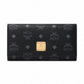 MCM Visetos Original Long Wallet – Black