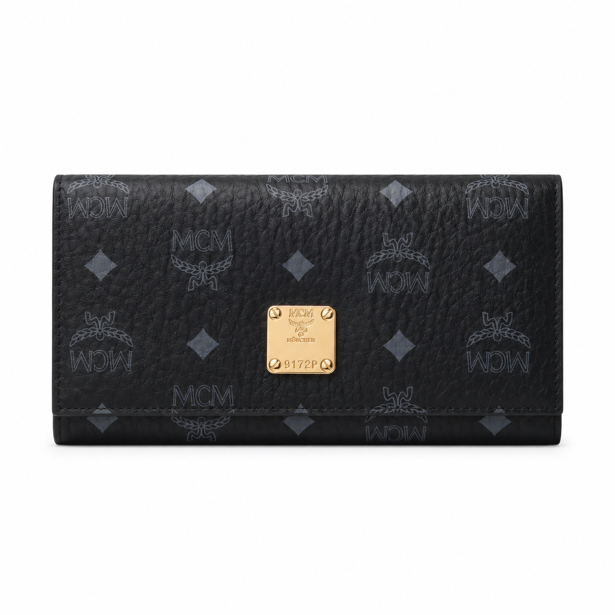 MCM Visetos Original Long Wallet – Black