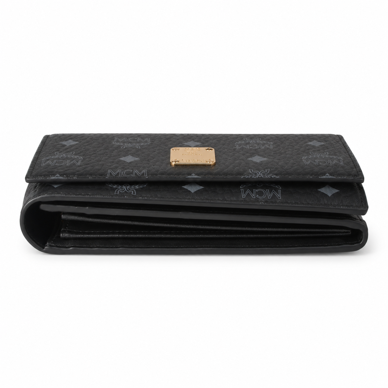 MCM Visetos Original Long Wallet – Black