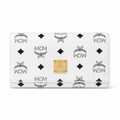 MCM Visetos Original Long Wallet – White