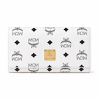 MCM Visetos Original Long Wallet – White